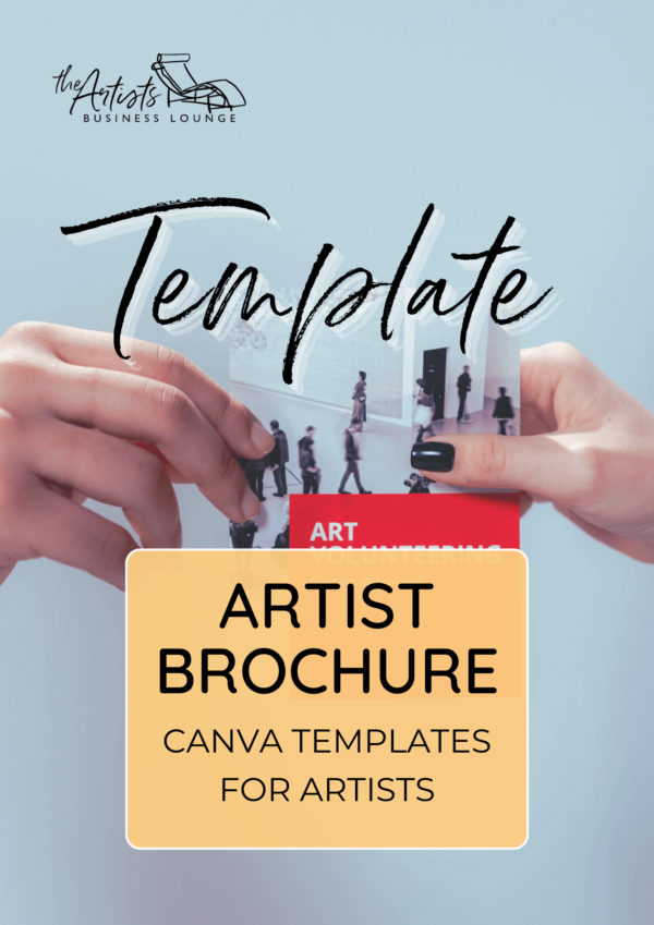 Artist Brochure or Flyer Artist Canva Template