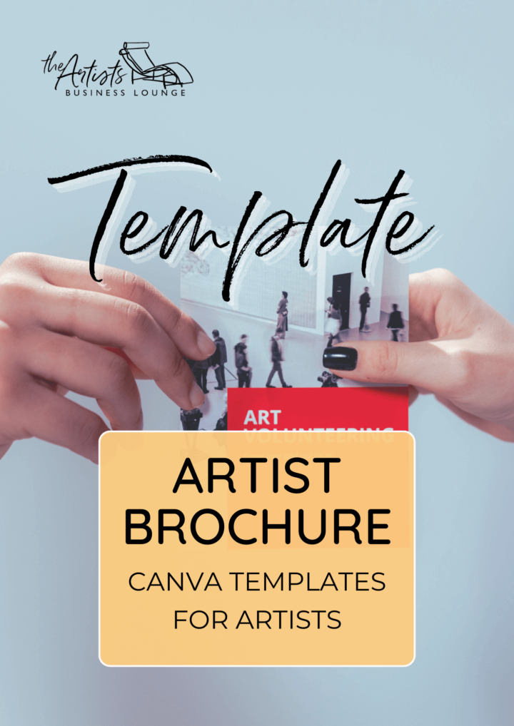 Artist Brochure or Flyer Artist Canva Template