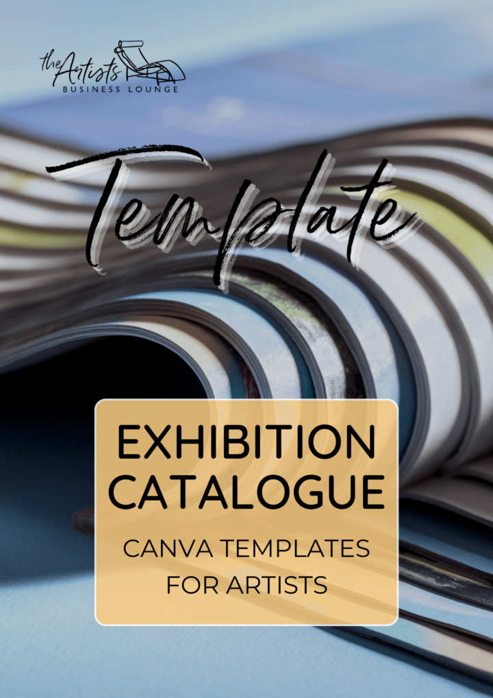 Exhibition Catalogue Canva Template for Artists