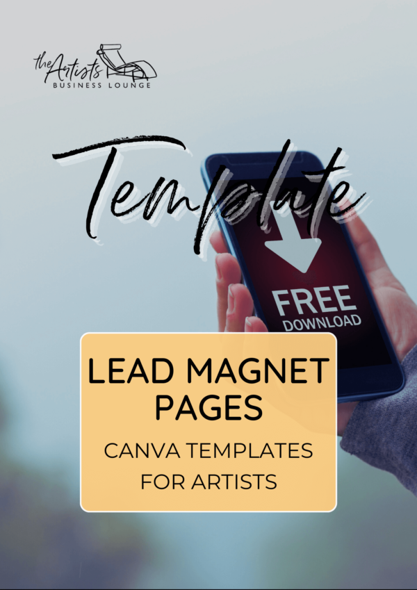 Lead Magnet Artist Canva Template