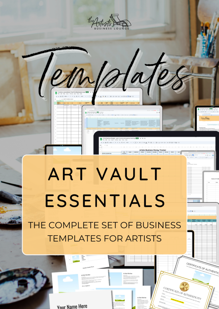 image of art business documents art business templates