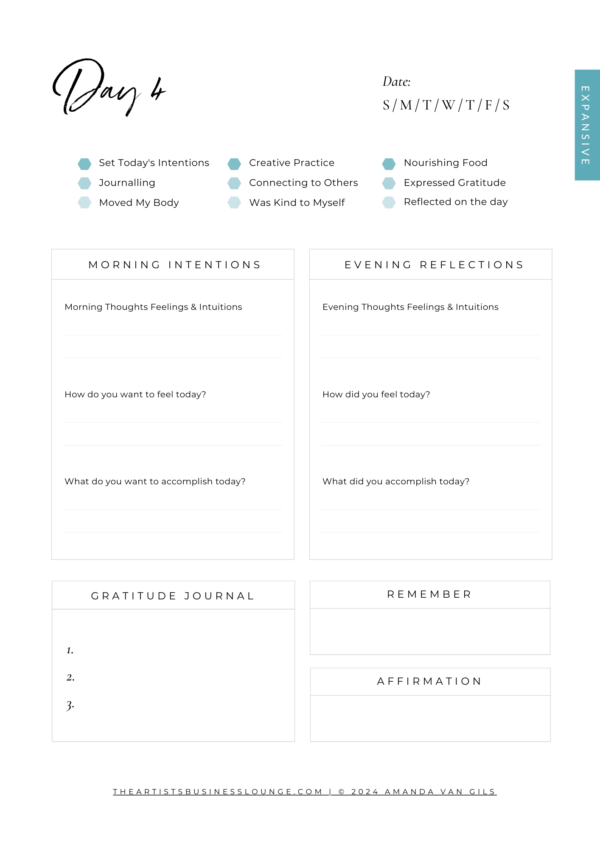 Journal Dailiy Planner and Gratitude