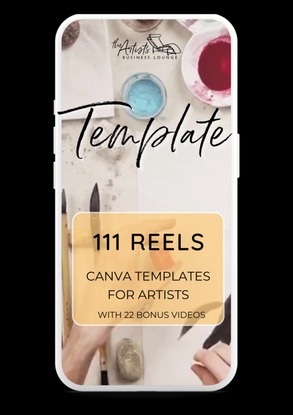 Canva Reels Templates for Artists by Th eArtists Business Lounge