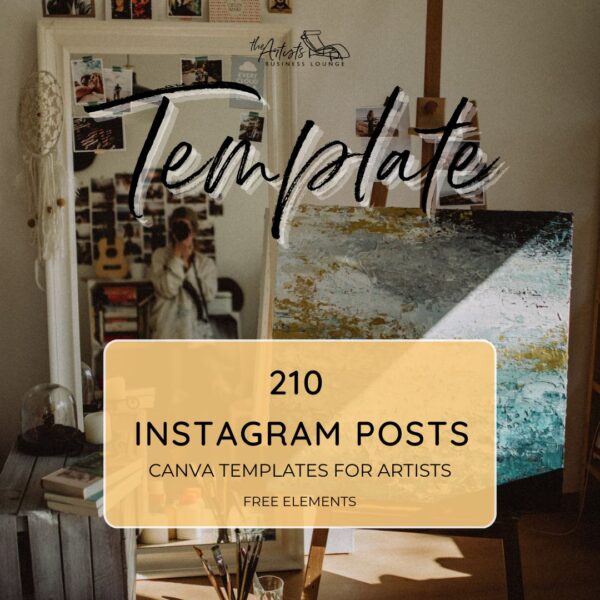 210 Instagram Posts Free content elements only TABL Template cover