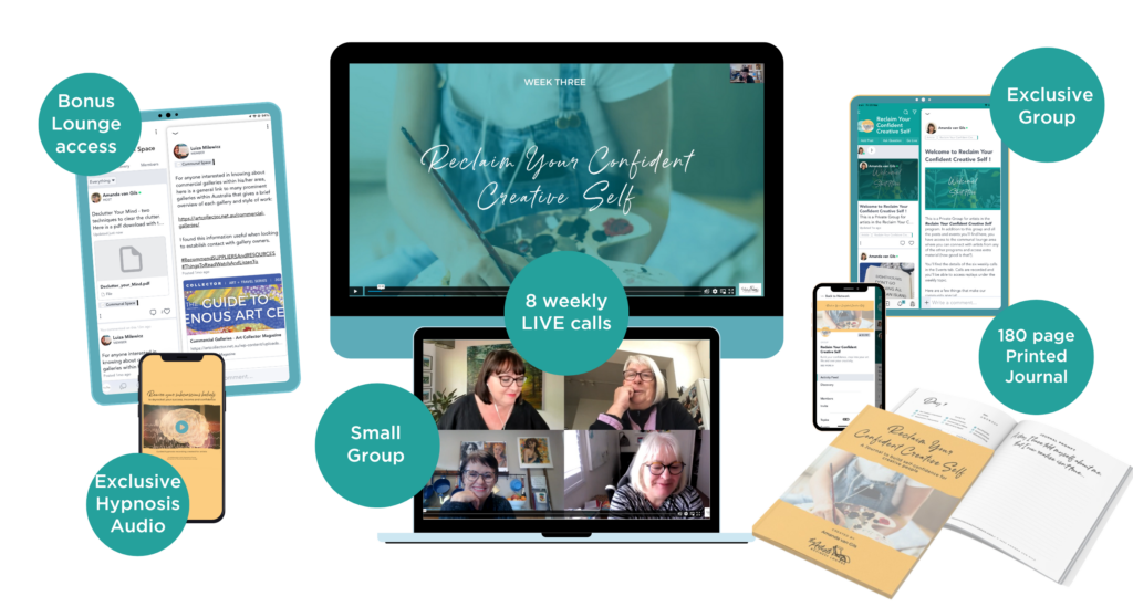 Reclaim YOur Confident Creative Self Group coaching program