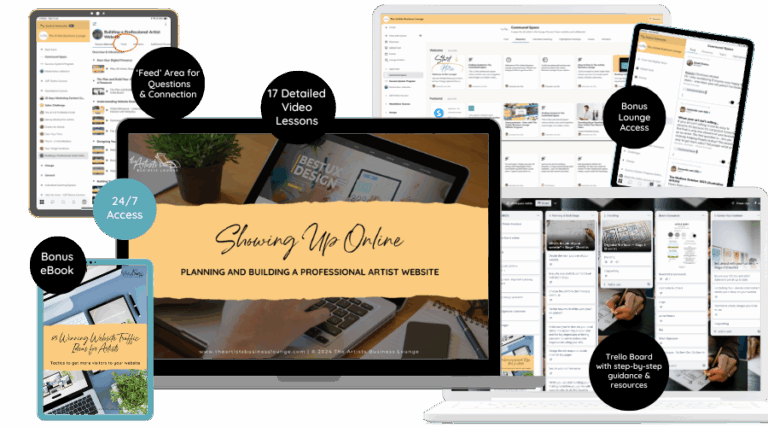building a professional artist website