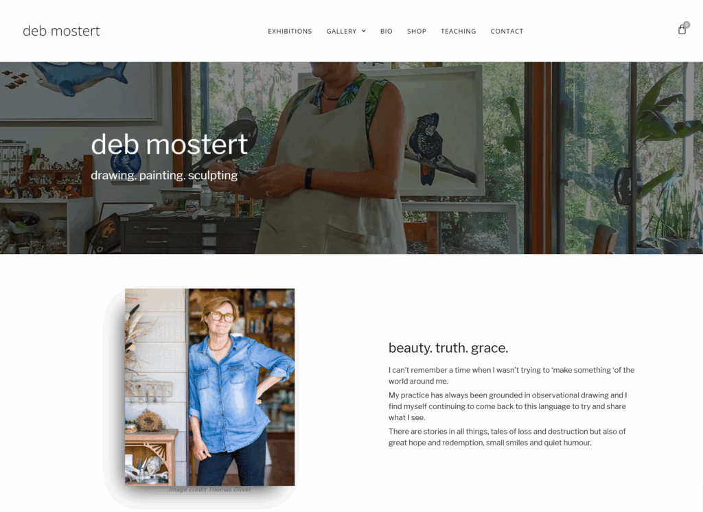 deb Mostert website testimonial