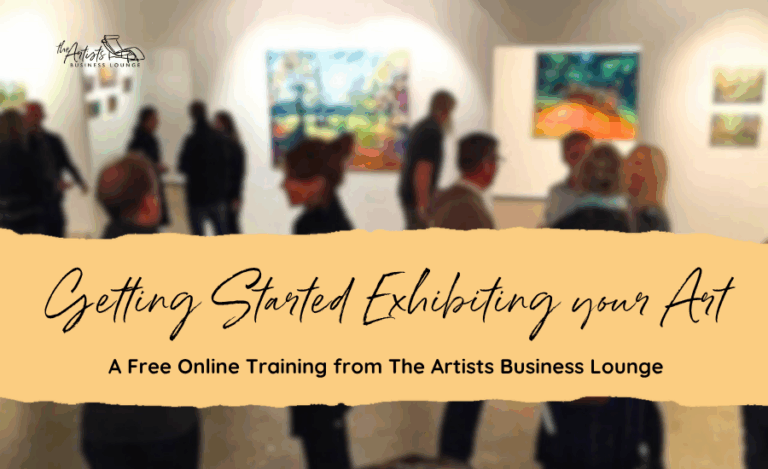 Exhibiting Your Art Webinar free class